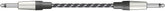 Citronic Braid Guitar Lead Blk/Wht 3m